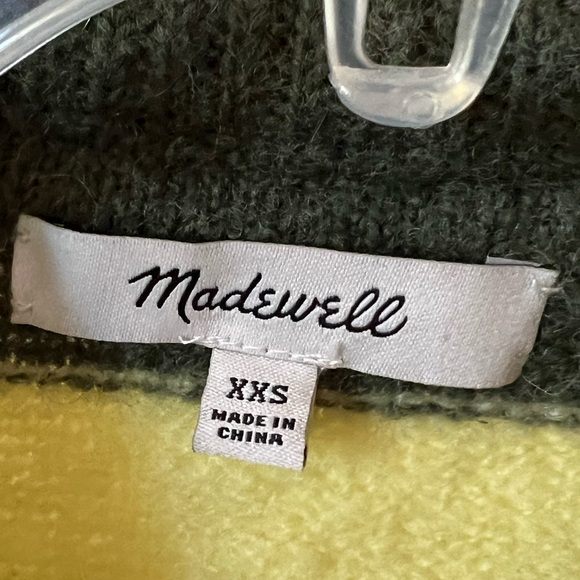 Madewell Striped Fulton Pullover Sweater XXS - Picture 7 of 8
